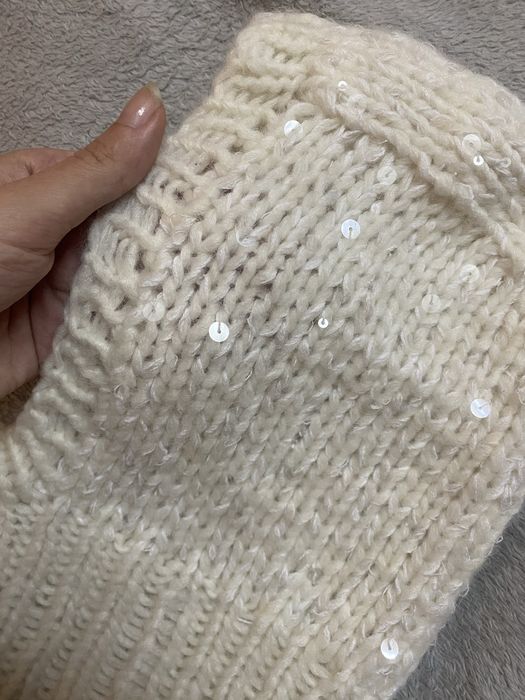 Балаклава з блискітками альпака70%+вовна10%