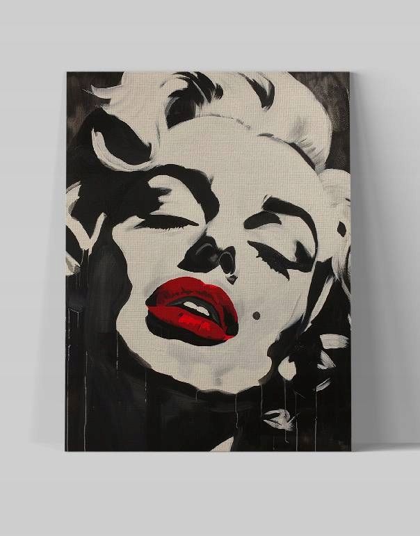 Obraz na płótnie Marilyn Monroe obraz na ścinę do pokoju salonu 90x120