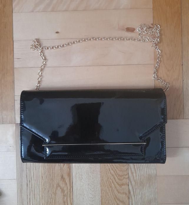 Torebka kopertówka czarna