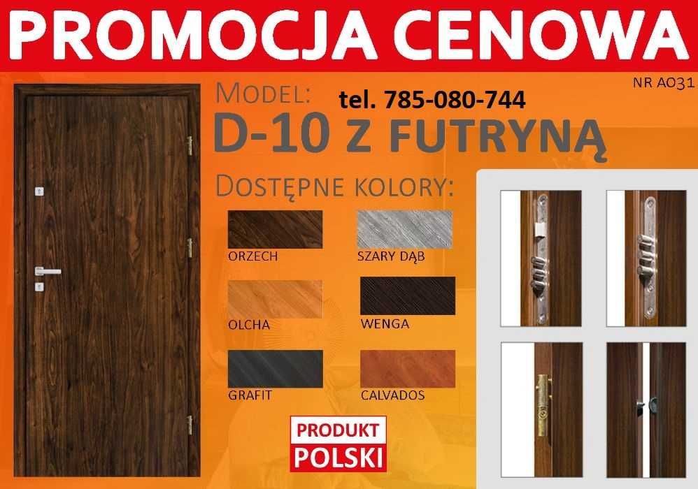 Drzwi wejściowe do mieszkania w bloku/ kamienicy z montażem!