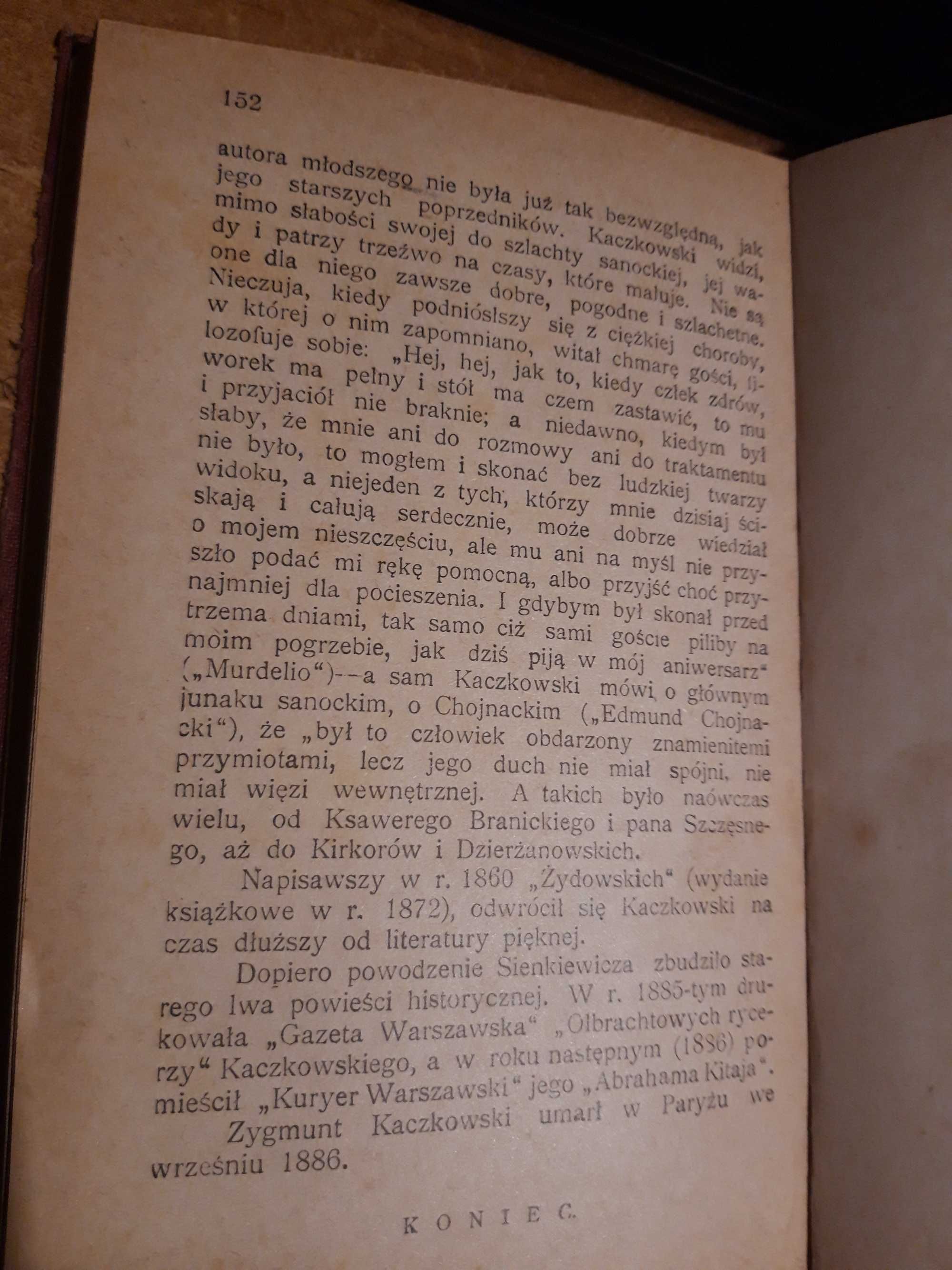 Historyczna powieść polska -Jeske-Choiński- BDW 1899 ,opr.