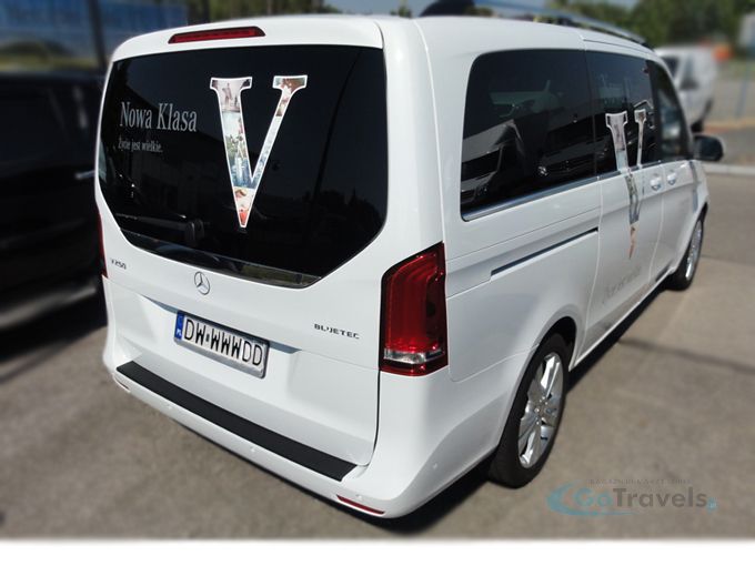 Nakładka na zderzak, listwa zderzaka Mercedes Vito, V-Klass W447