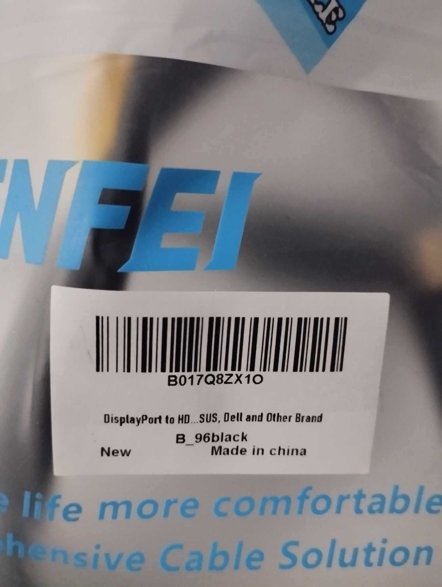 Kabel BENFEI DisplayPort do HDMI