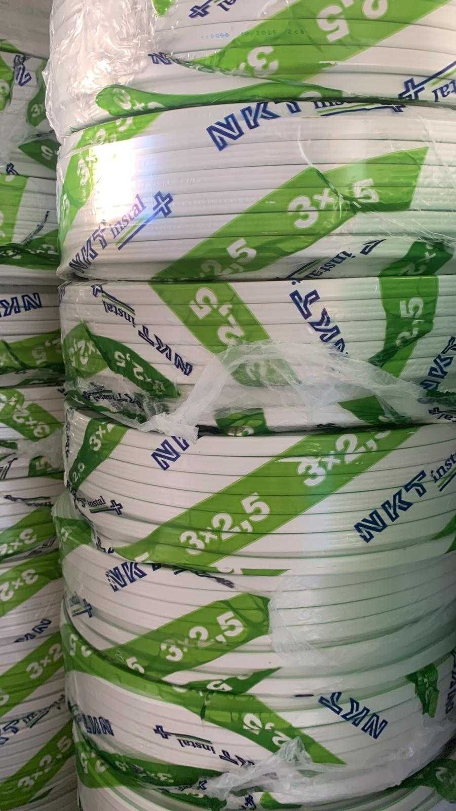 Przewód NKT 3x2,5 /3x1,5 YDYp 4x1,5 5x1,5 5x2,5 Kabel 5x4 5x6 YKY