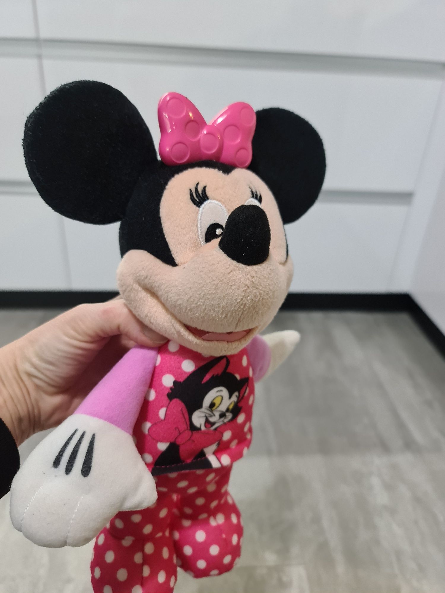 Myszka Minnie interaktywna do snu 30 cm