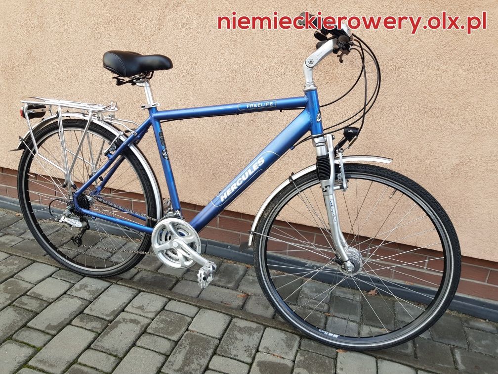 Rower męski trekkingowy HERCULES koła 28 SHIMANO DEORE alu WYSYŁKA