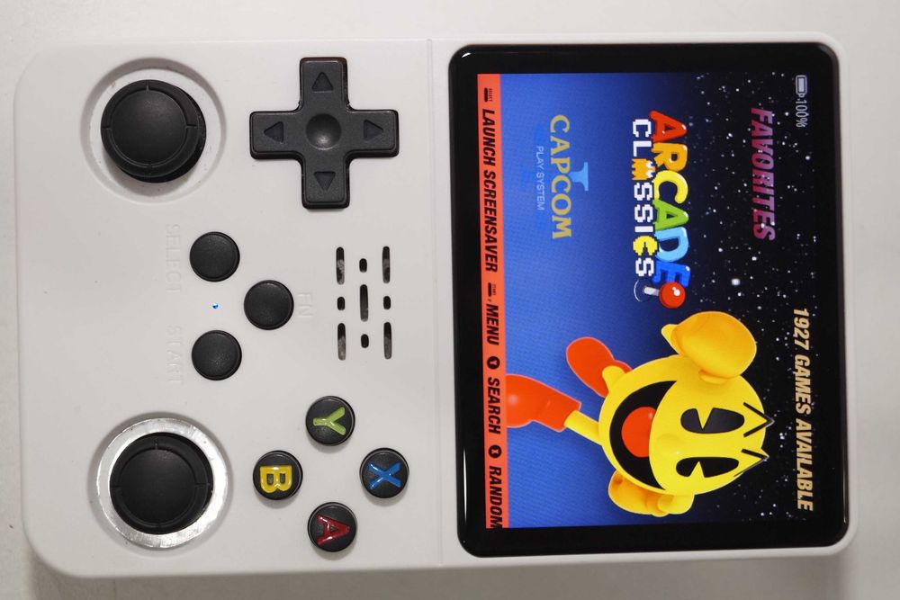 1565 Game console Konsola retro do gier R36S biała