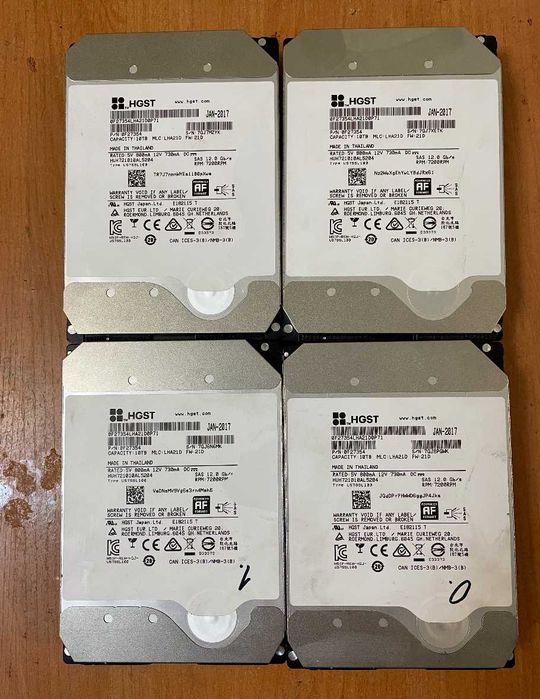HDD Диски Hitachi HGST 10Tb 3,5" SAS-3 12G Серверні