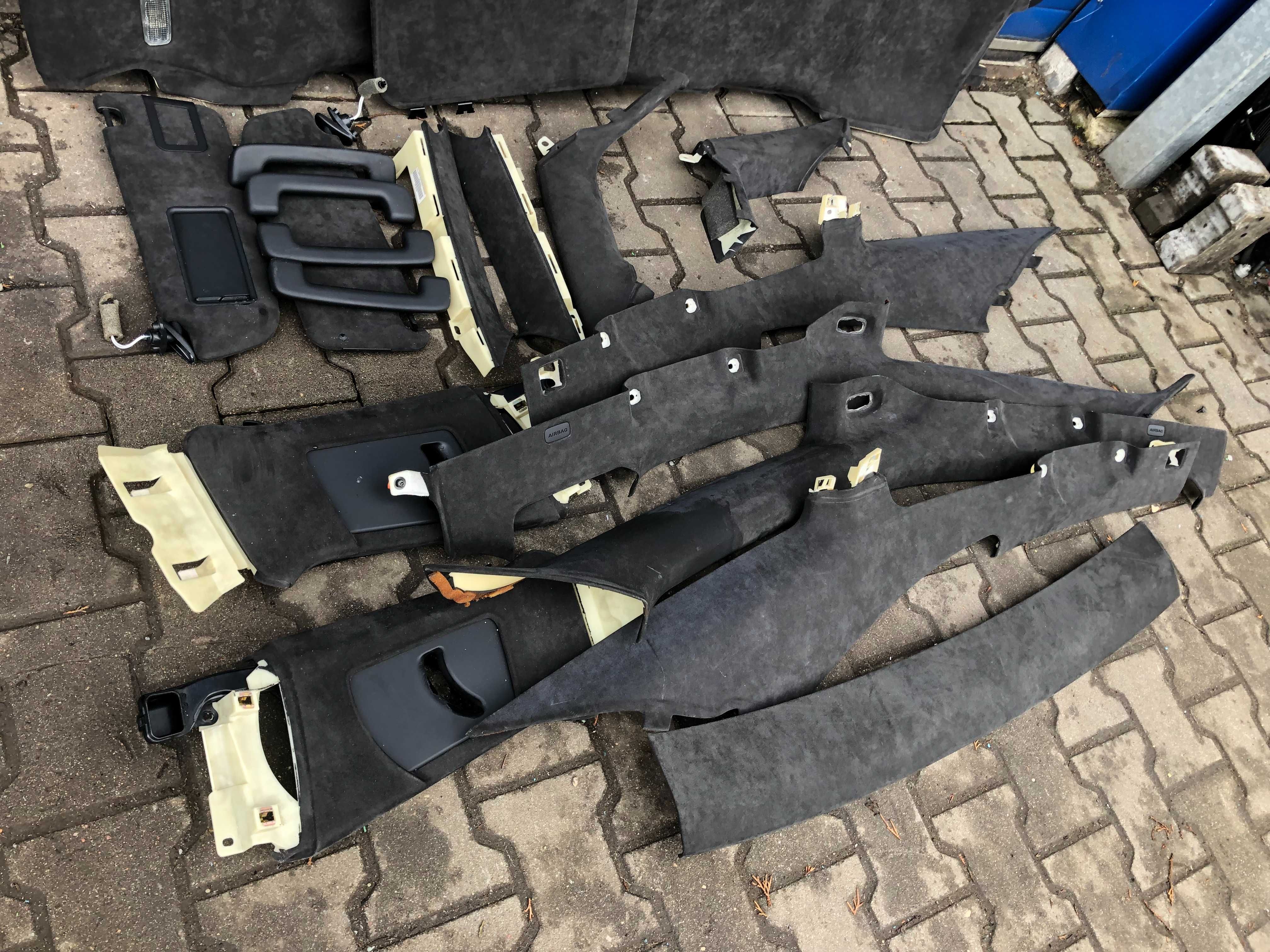 Podsufitka Alcantara Audi A8 S8 D3 CZARNA