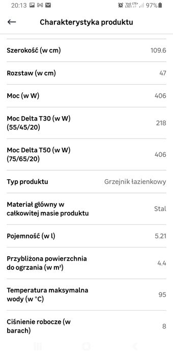 Grzejnik łazienkowy antracyt