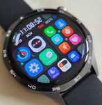 Smartwatch okrągły czarny męski