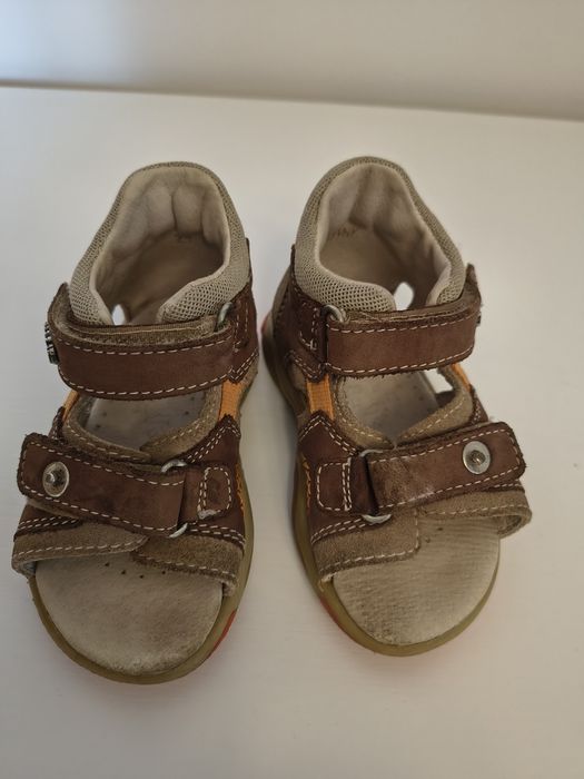 Skórzane sandałki /trzewiki letnie Bartek, rozmiar 21