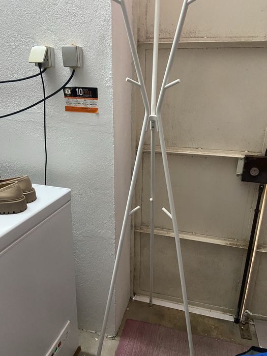 Cabide branco do ikea