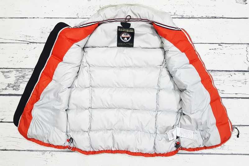 Napapijri * bezrękawnik * logo * puchowy * unikatowy * męski * L