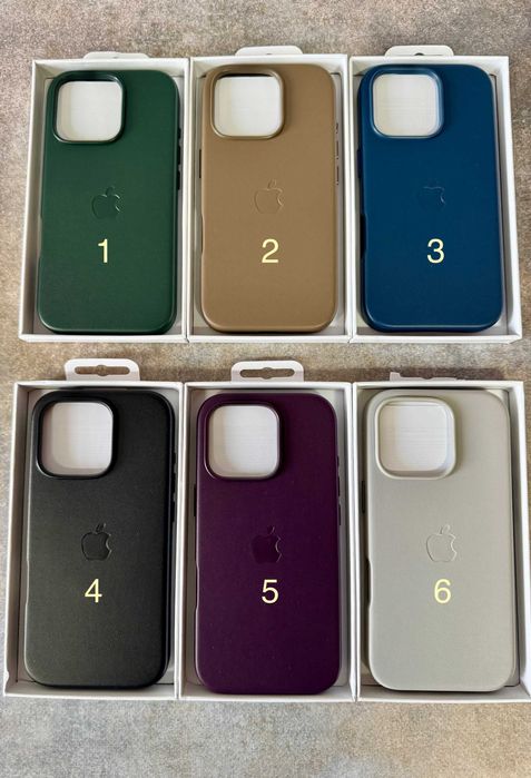 Чохол Leather Case MagSafe + Animation iPhone 16 16 Pro Max чехол