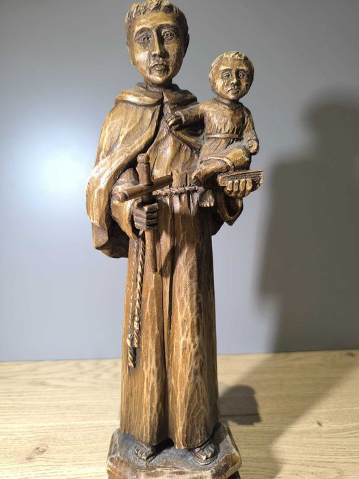 Escultura em Madeira de Santo António – Fernando Silva