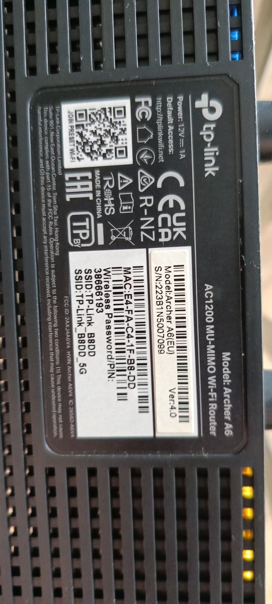 Ruter tp link archer 6