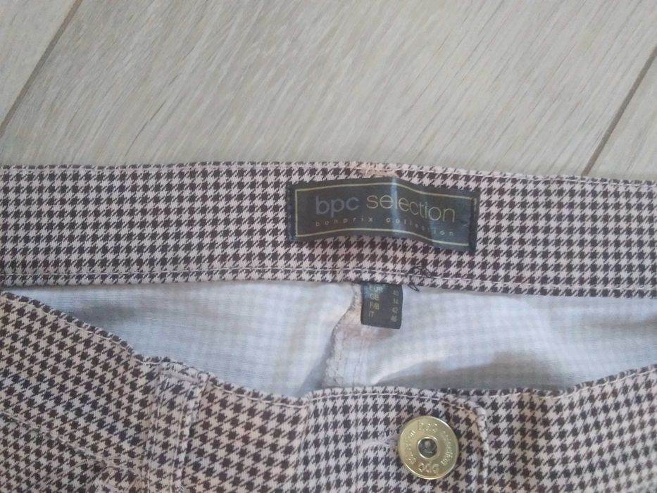 Spodnie w kratkę damskie NOWE