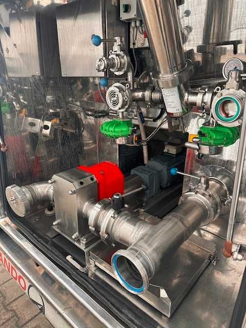 Naczepa cysterna do czekolady -Pompa ,Grzanie ATP