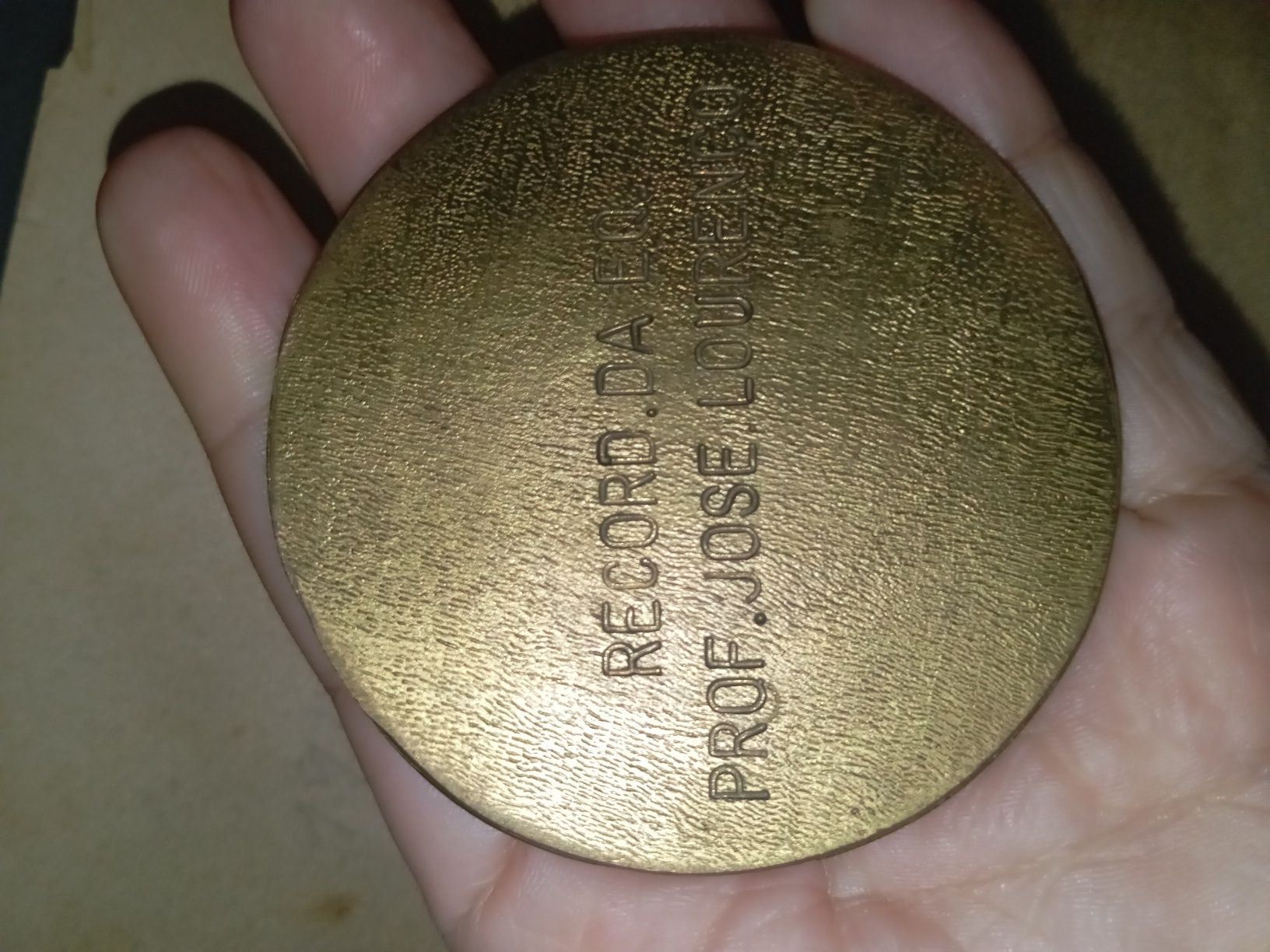 Medalha Record da equipa prof José Lourenço