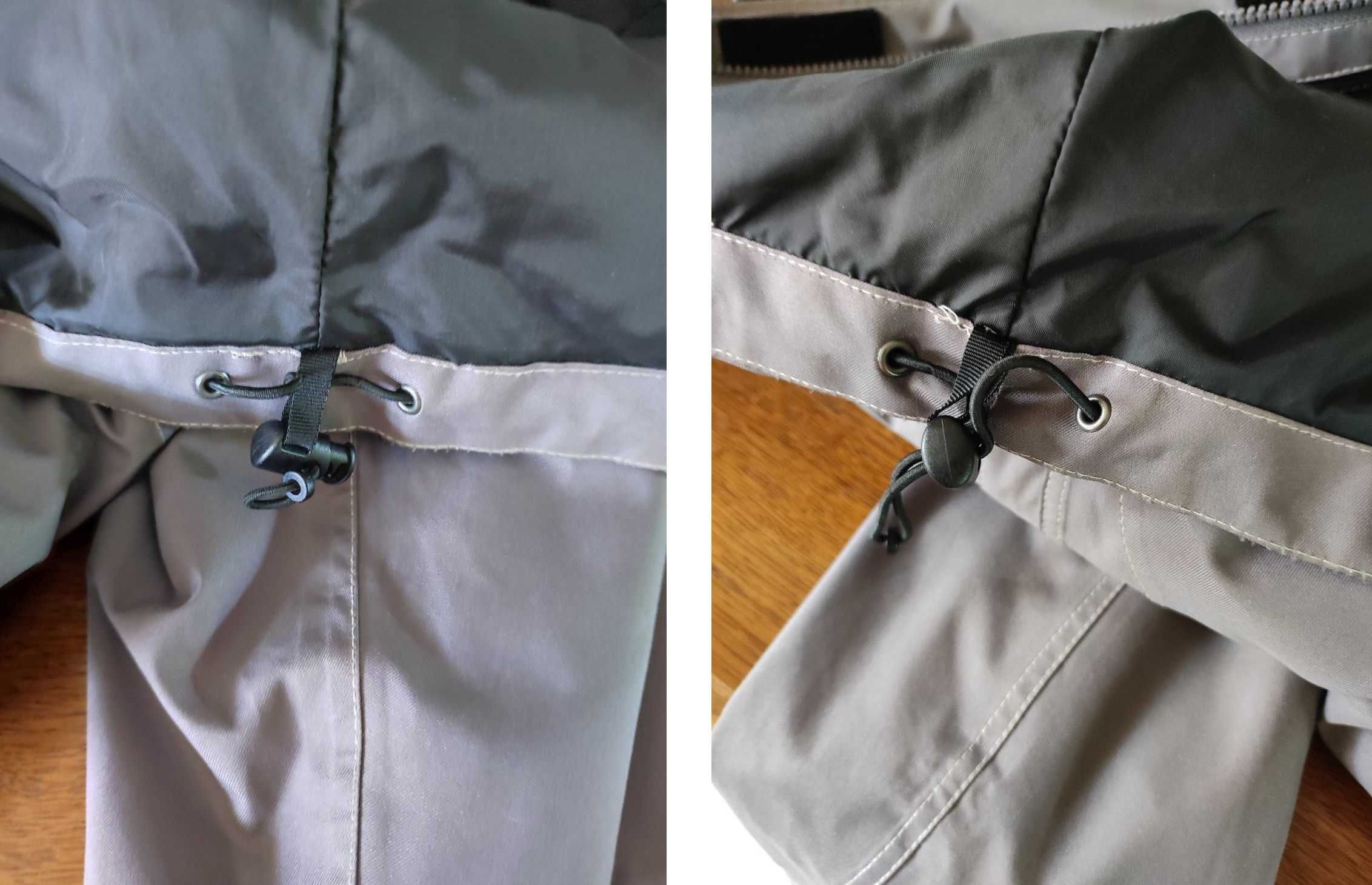 kurtka polar nieprzemakalna jachtowa softshell przeciwwiatrowa kaptur