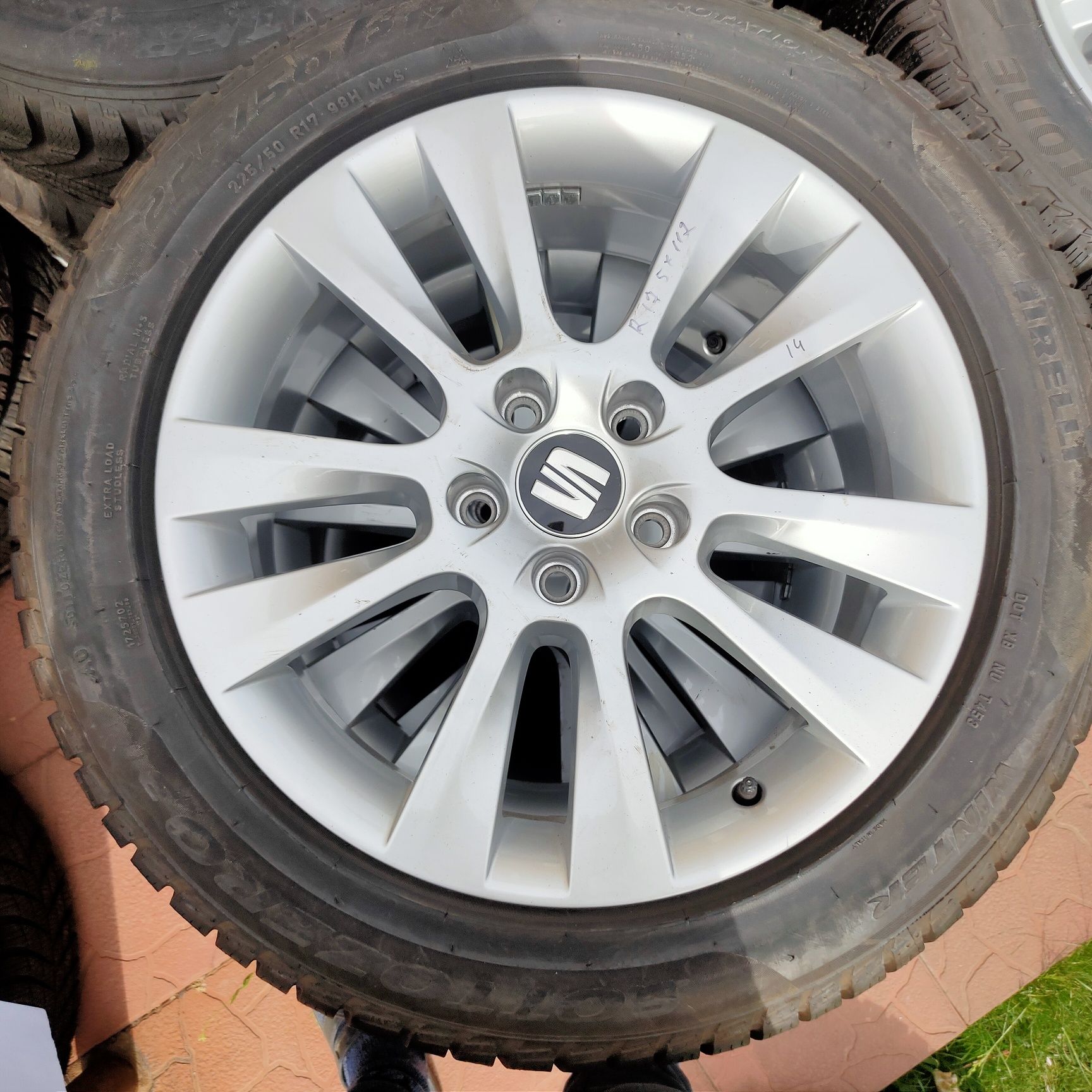 Диски r17 5x112 volkswagen, audi, seat, skoda
