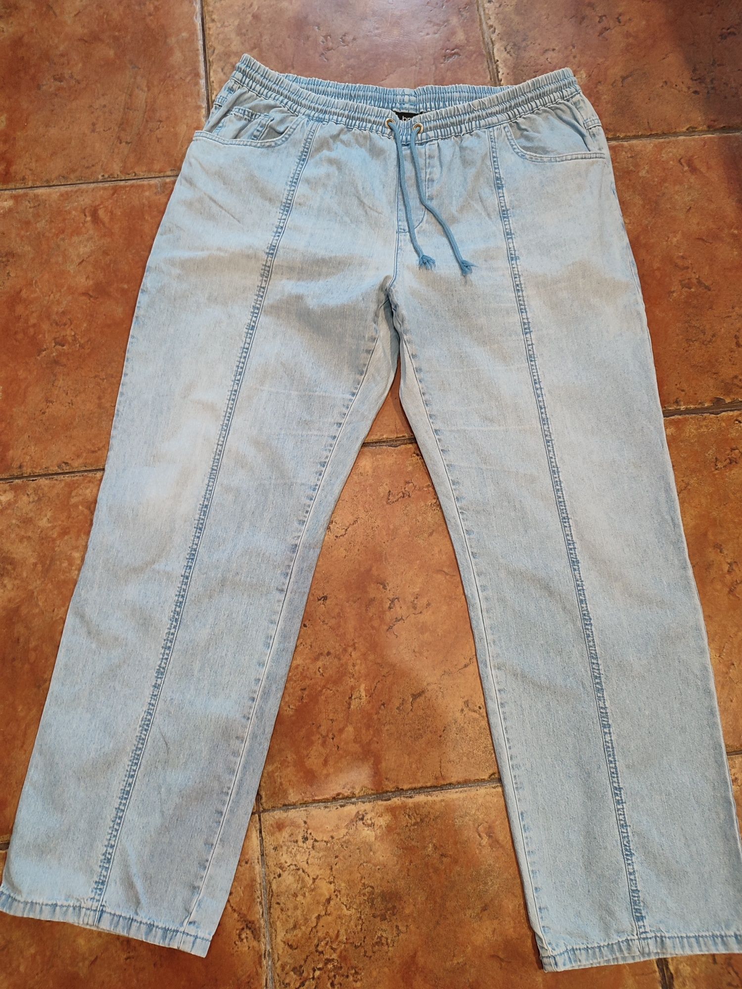 Штаны мужские летние джинсы шорты батал 52-54-56-66-76разм