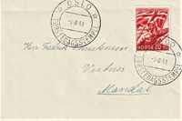 NORWEGIA 1941 - Legion Norweski FDC! Gratis wysyłka!