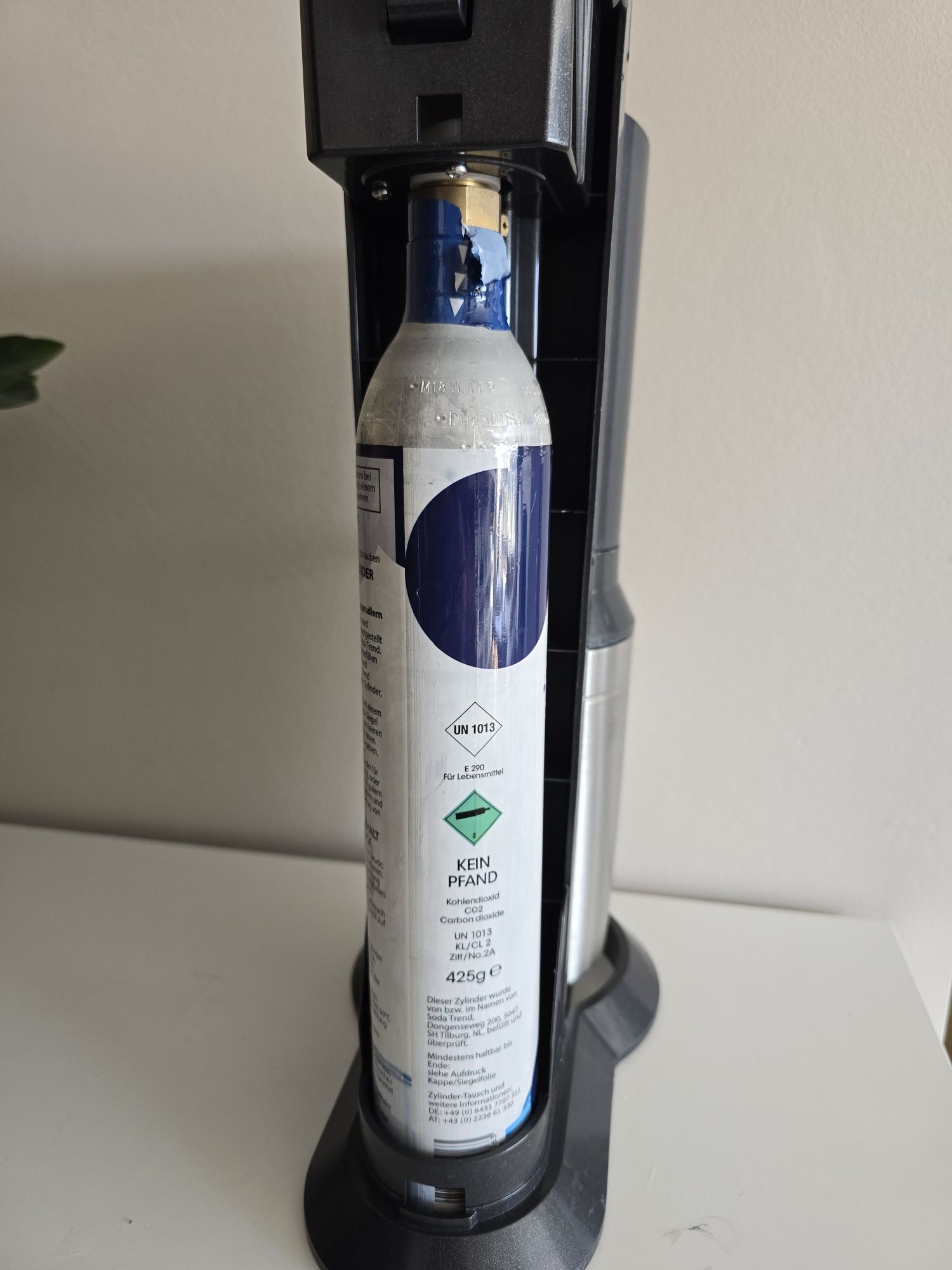 Sodastream Crystal używany, sprawny + karafka + butla CO2