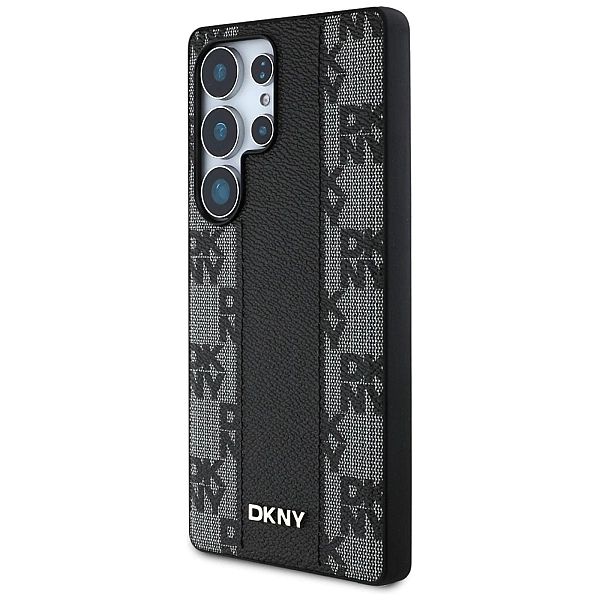Etui DKNY Leather Checkered Pattern MagSafe do Samsung Galaxy S25 Ultr