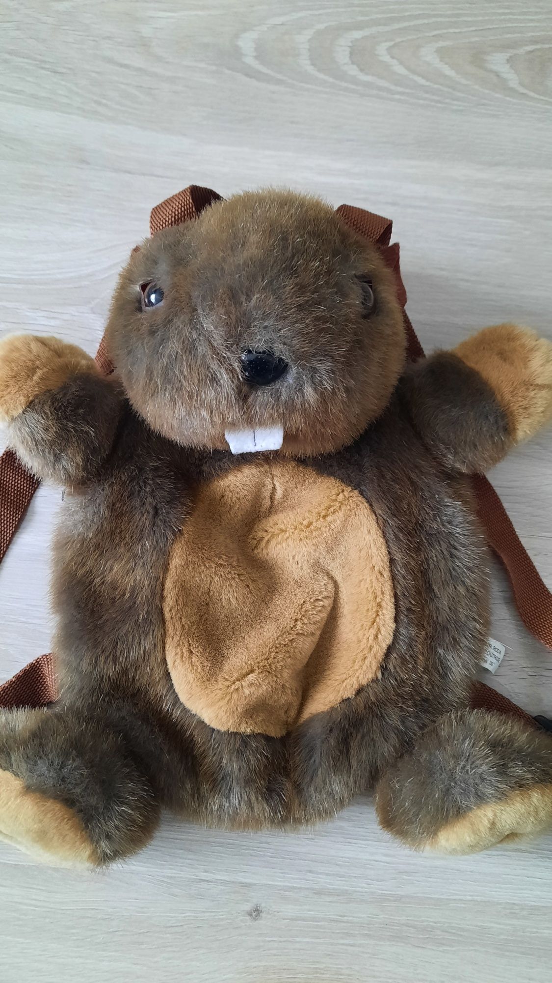Plecak pluszowy świstak