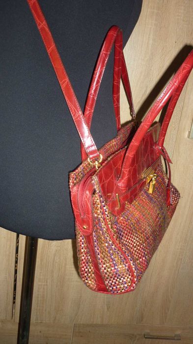 Mallisia J.- damska nowa torebka tweedowa