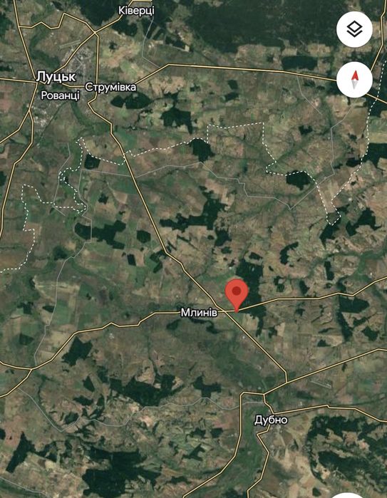 Продаж земельної ділянки біля Млинова