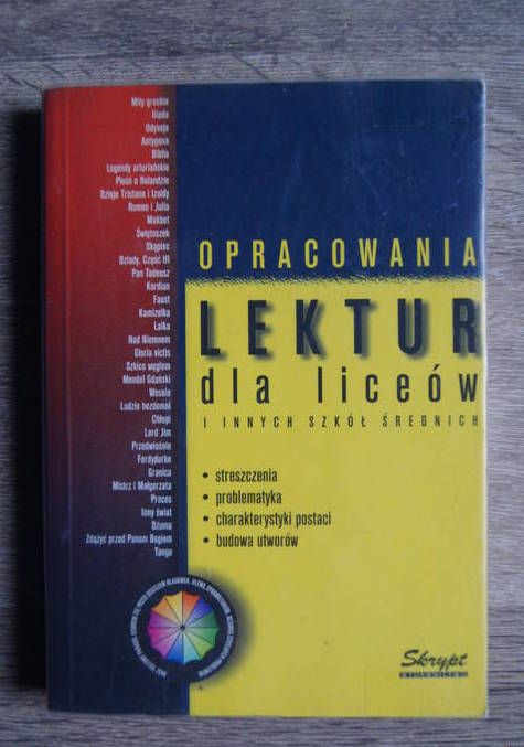 Opracowania lektur dla liceów i innych szkół średnich, Wyd.