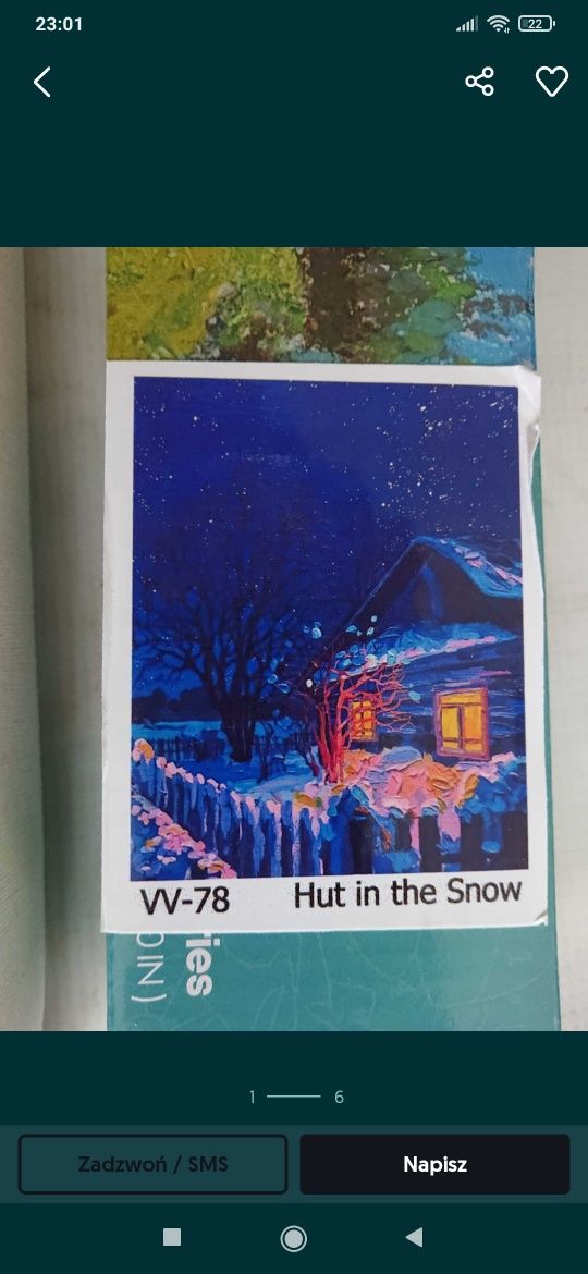 Obraz malowanie po numerach Zimowy domek