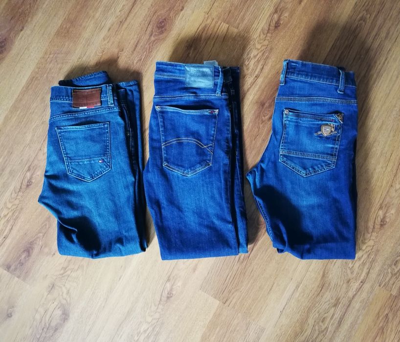 Spodnie tommy hilfiger x 3