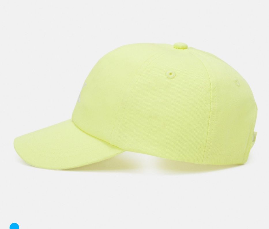 Czapka z daszkiem yellow lime ck s/m