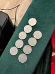 1 zł złoty, pakieat 9 szatuk od 1980 do 1988r