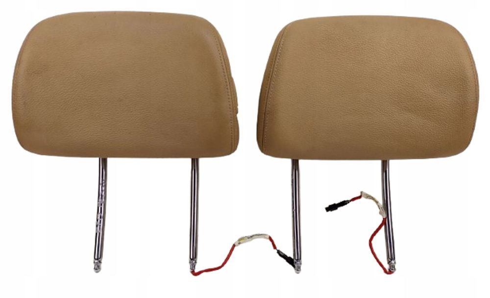 bmw x5 e70 06-13 aktywny zagłówek fotela przedniego jasna skóra