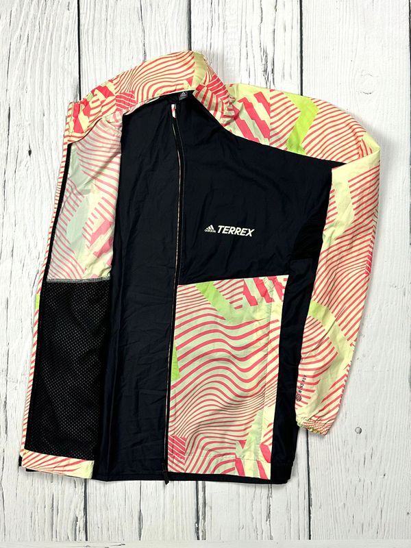 Adidas Terrex Trail Wind Lekka Kurtka Trekkingowa Damska Odblaski Logo