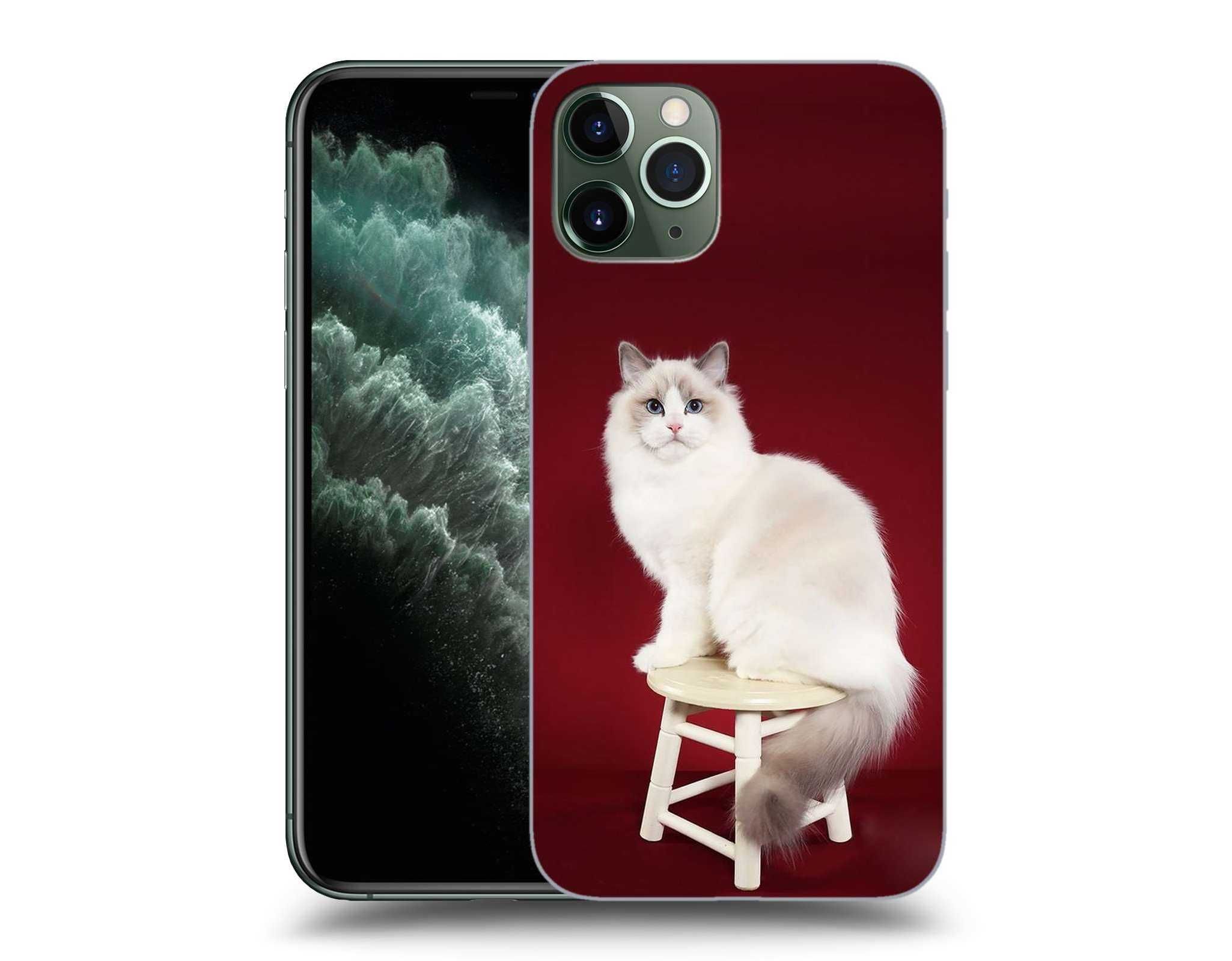 Etui nakładka na telefon KOT RAGDOLL iPhone Samsung Realme VIVO OPPO