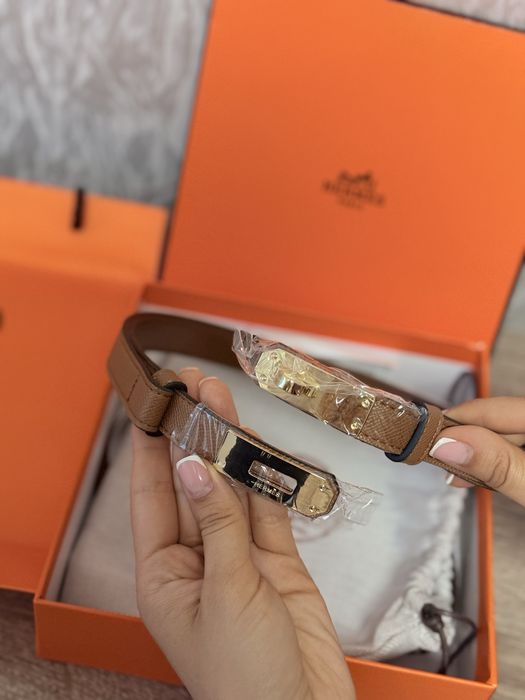 Ремень коричневий Hermes