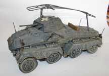 Model - samochód pancerny Sd.Kfz. 232 - (skala 1:35) - Tamiya 35036
