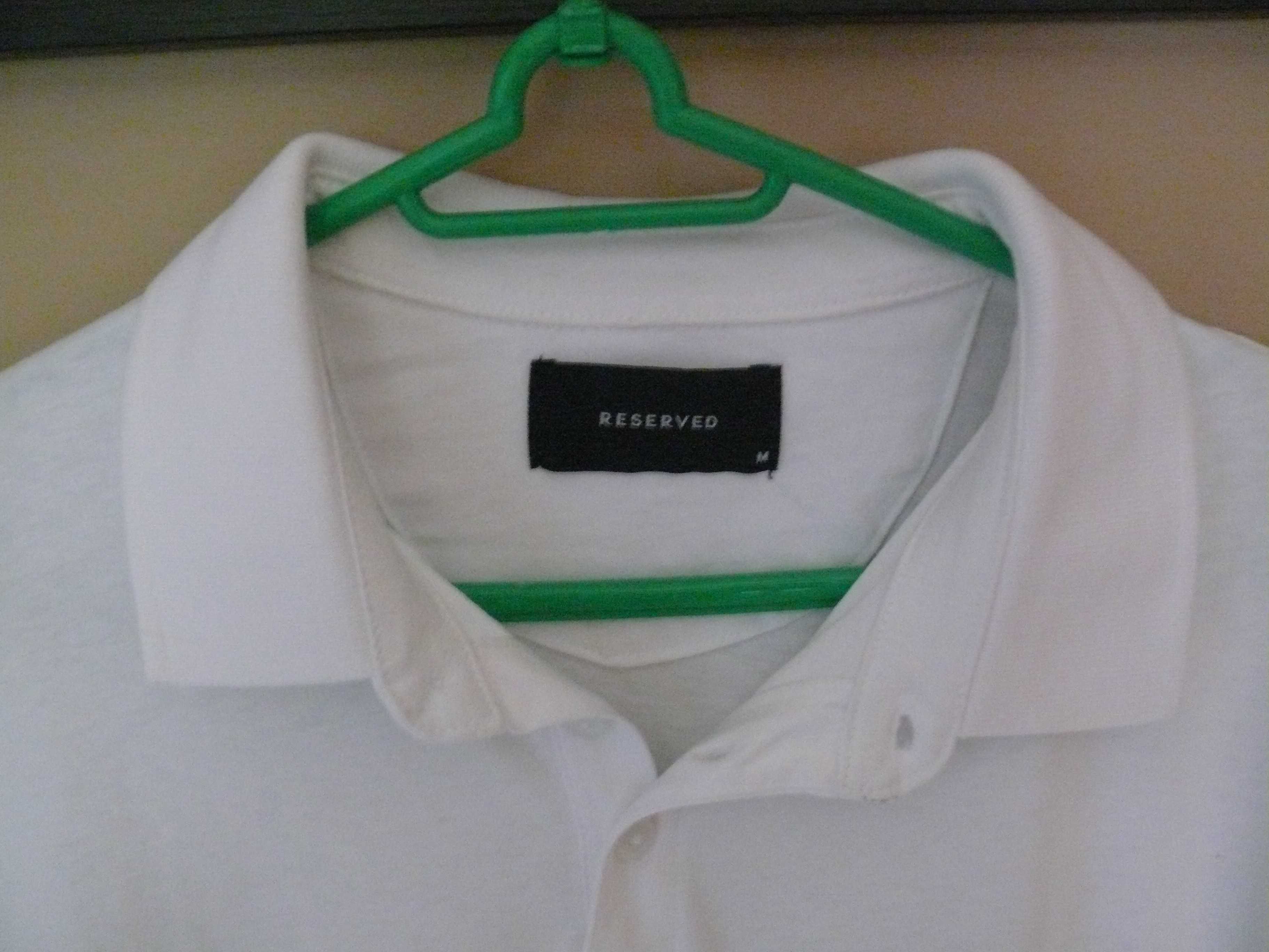 Biała koszulka Polo jak nowa r. M Reserved