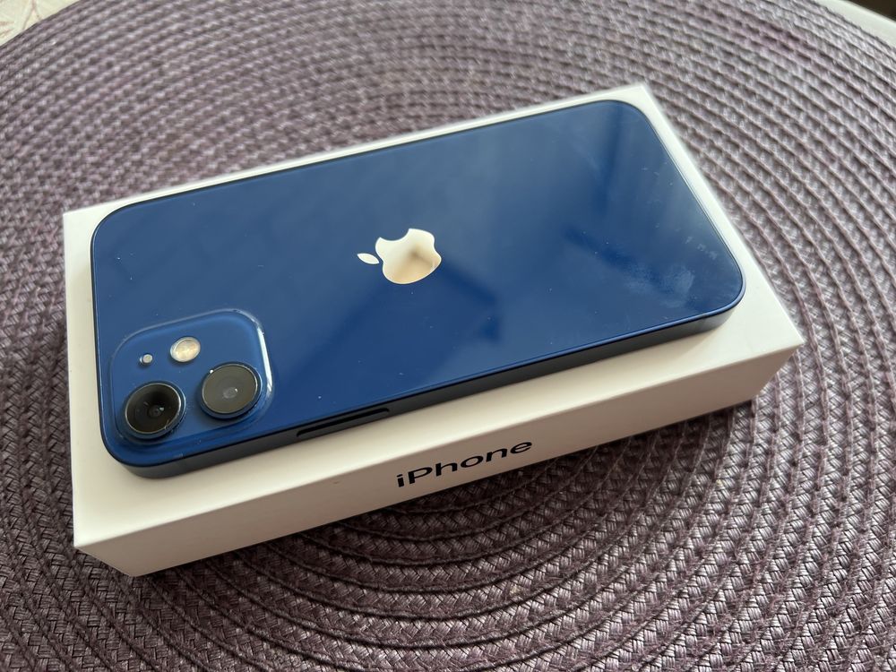 Idealny iPhone 12 mini 64 GB BLUE w PERFEKCYJNYM stanie!