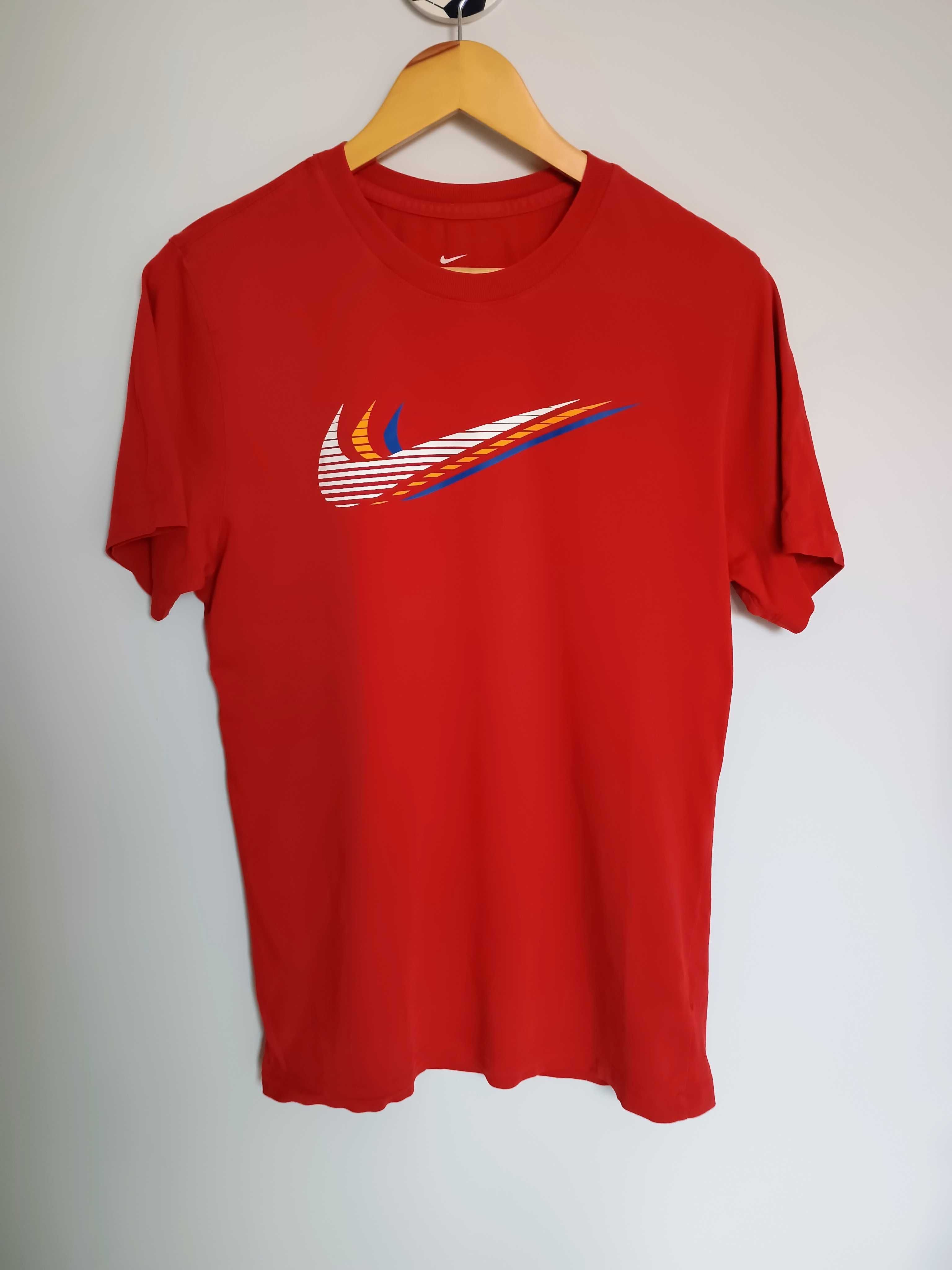 Męski t-shirt/koszulka Nike CK4278.657 - rozmiar S, czerwony