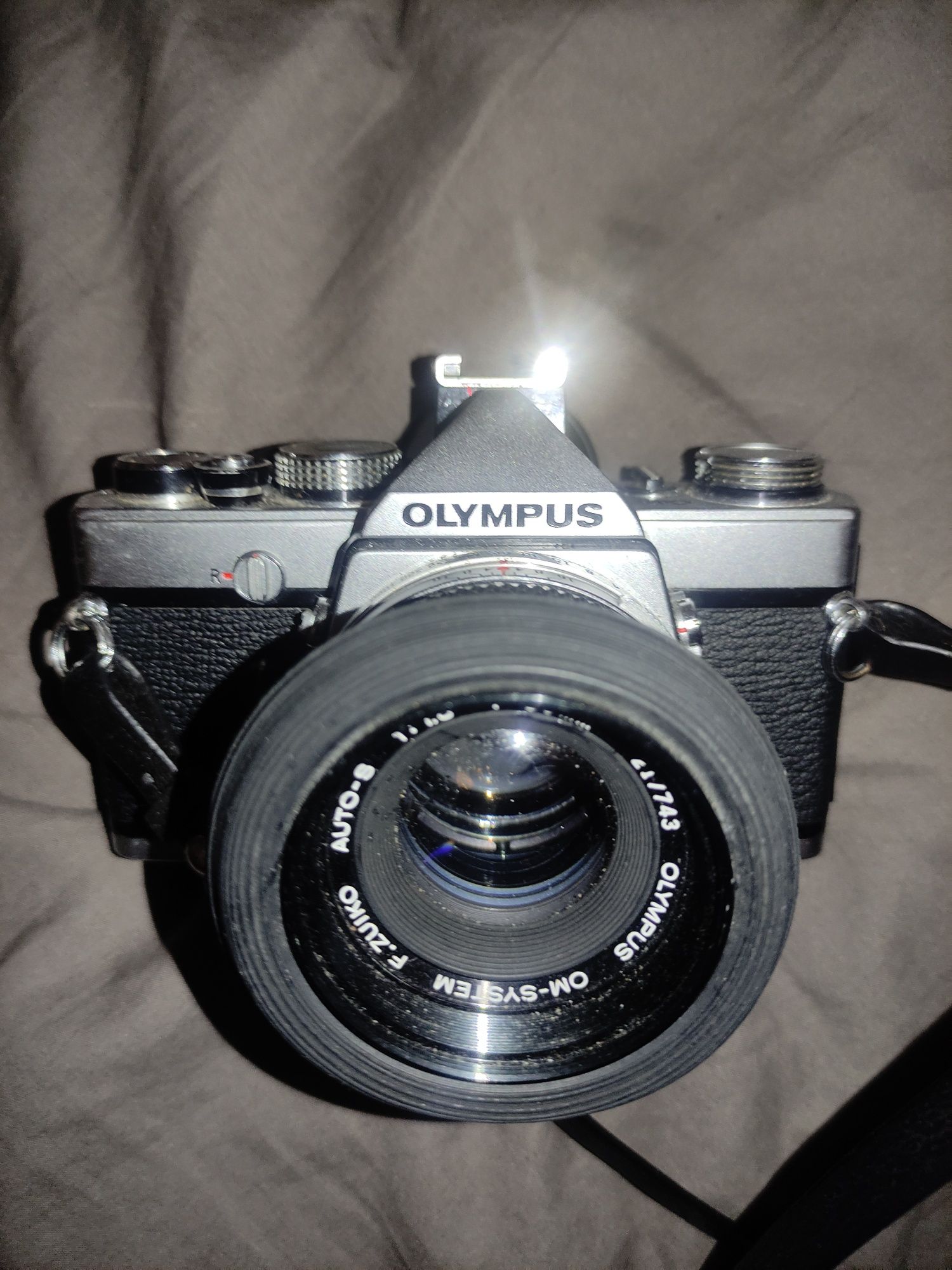 Olympus om-1n Máquina fotográfica analógica 35mm  mais duas lentes