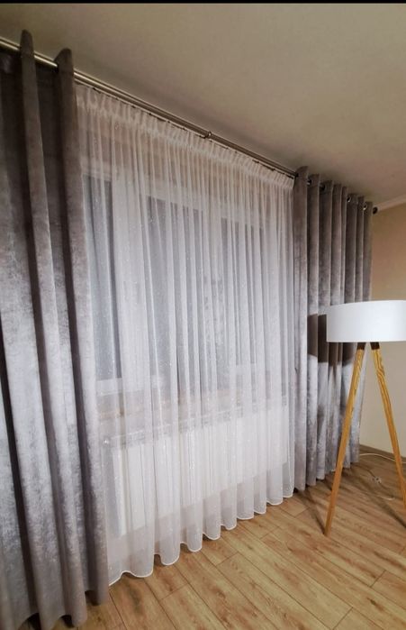 Firanka  x blyskiem  bez prasowania