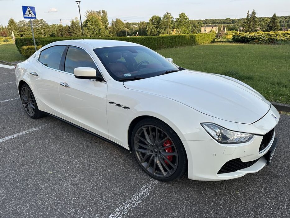 Maserati Ghibli Bezwypadkowy, Salon Polska, Serwis ASO, FV 23%, napęd 4x4