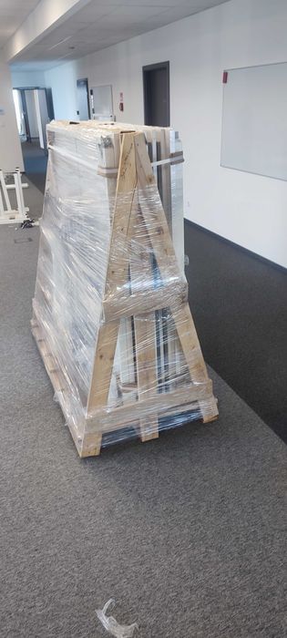 OKAZJA Likwidacja biura, Biurko 8-osobowe BALMA G4+ŚCIANKI POPRZECZNE